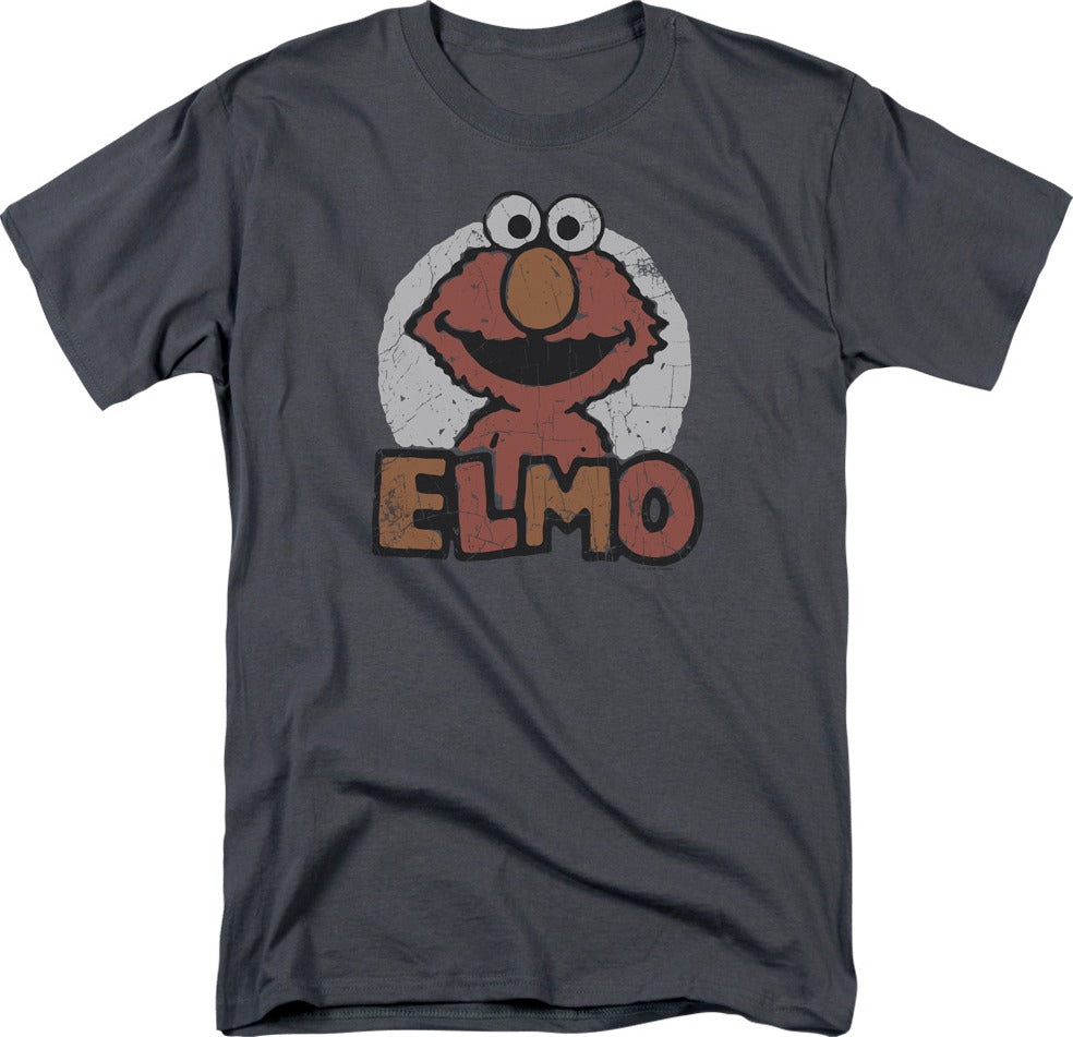 Elmo Illustration Sesame Street T-Shirt