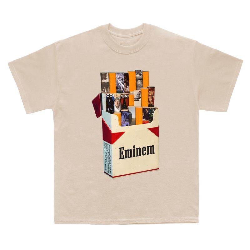 Eminem Rapper Vintage T-shirt, Music Album Graphic Tee, Cigar Lovers Short-Sleeve Unisex T-Shirt, Album Eminem Ver Cigar, Gift for Men and Women
