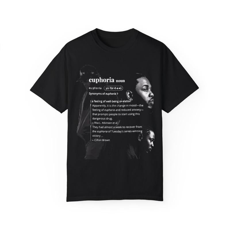 Euphoria Kendrick Lamar Hip Hop T Shirt, Kendrick Retro 90s Vintage Tee, Gifts for Men Women Unisex Tee