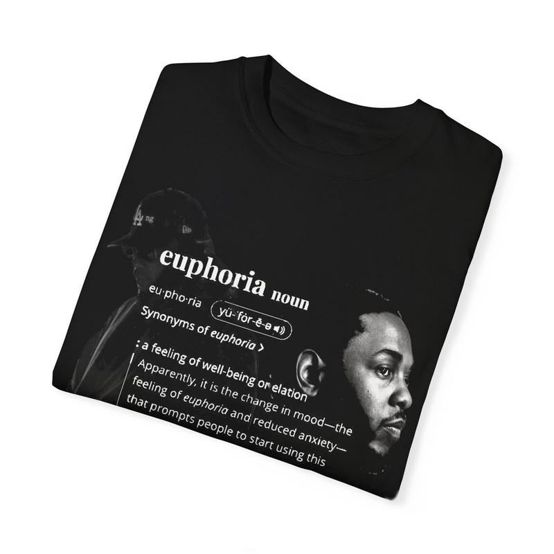 Euphoria Kendrick Lamar Hip Hop T Shirt, Kendrick Retro 90s Vintage Tee, Gifts for Men Women Unisex Tee