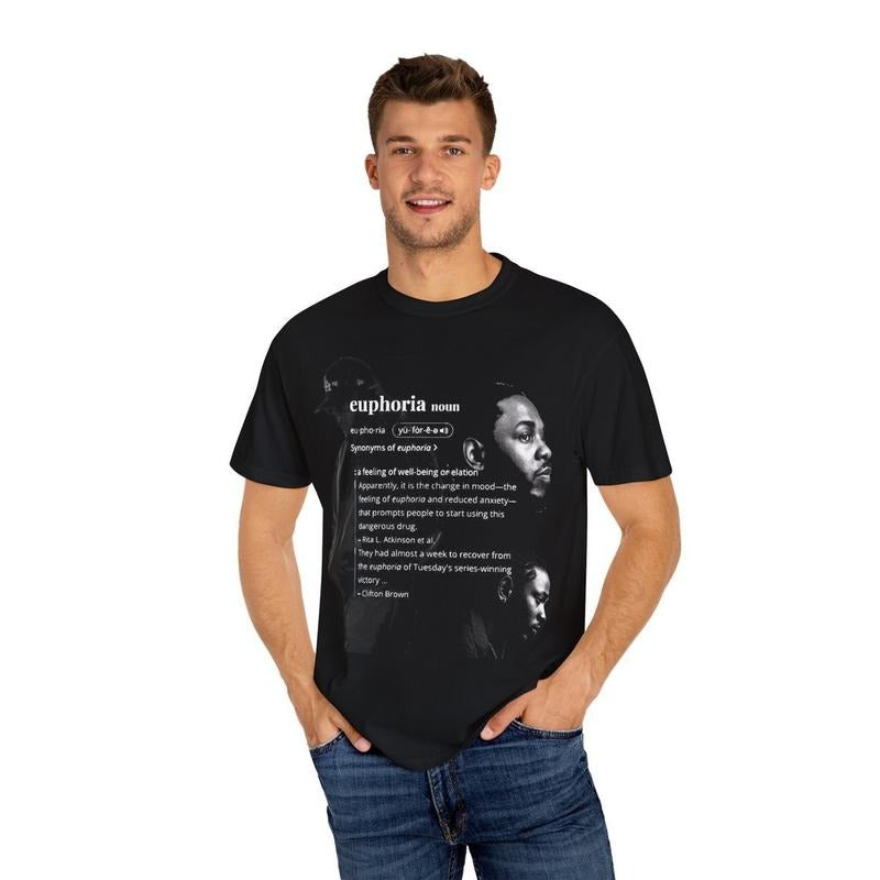 Euphoria Kendrick Lamar Hip Hop T Shirt, Kendrick Retro 90s Vintage Tee, Gifts for Men Women Unisex Tee