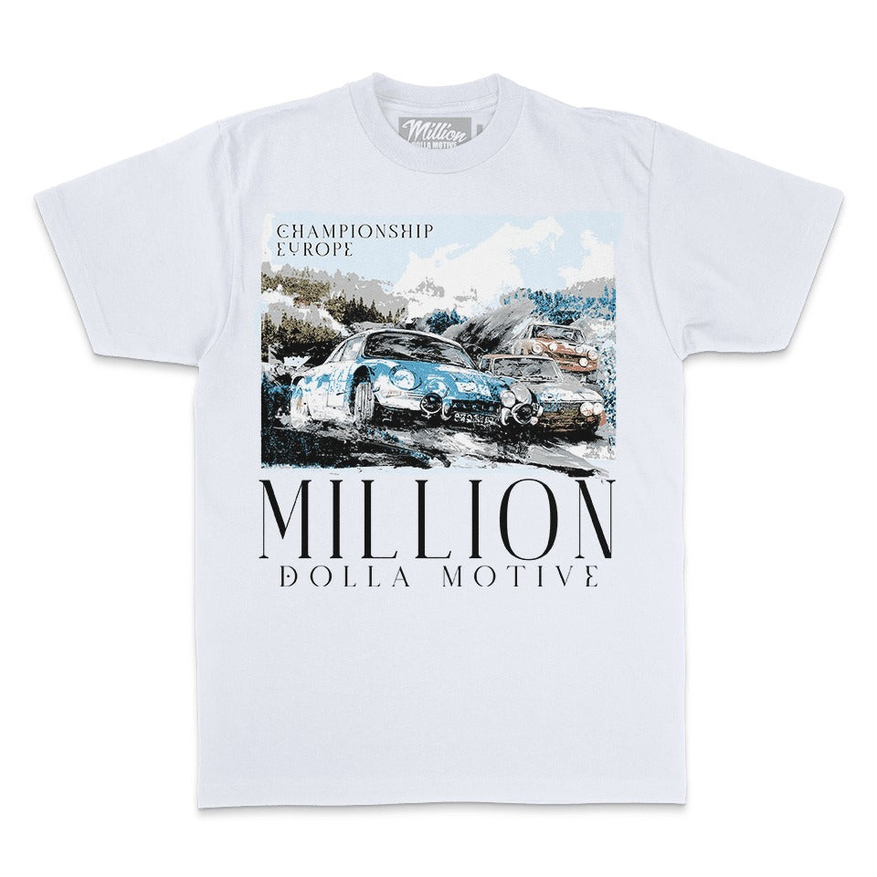 Europe Championship Racing - White T-Shirt