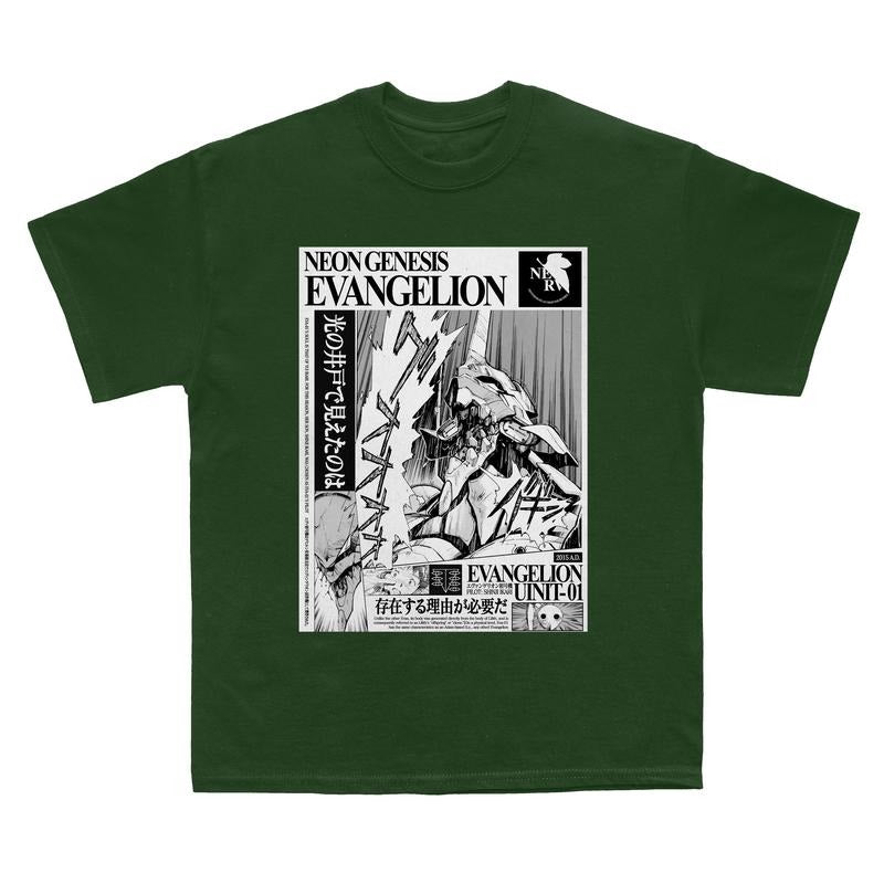 Evangelion Art Vintage shirt, Neon Genesis Evangelion Shirt, Retro EVA Tee, Unisex Anime Vintage Tee, Vintage anime tees, 2000s clothes Menswear Top style 001