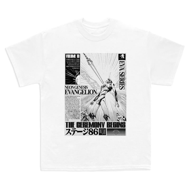 Evangelion Art Vintage shirt, Neon Genesis Evangelion Shirt, Retro EVA Tee, Unisex Anime Vintage Tee, Vintage anime tees, 2000s clothes Menswear Top style 002