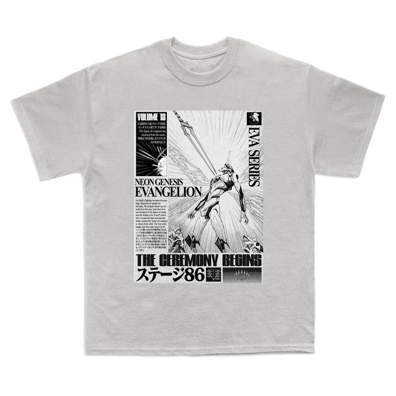 Evangelion Art Vintage shirt, Neon Genesis Evangelion Shirt, Retro EVA Tee, Unisex Anime Vintage Tee, Vintage anime tees, 2000s clothes Menswear Top style 002