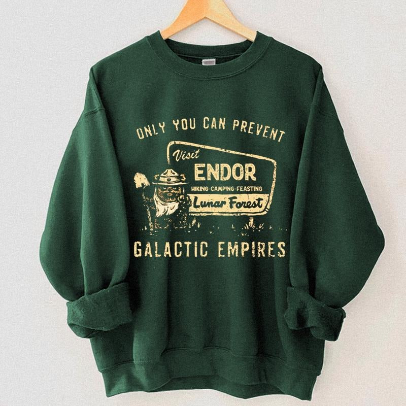 Ewok Endor National Park Protect Our Forest Vintage Shirts, Cotton Unisex T-shirts, Sweatshirt, Crew Neck, Size S- 3XL, Menswear Top, Womenswear Top Underwear Streetwear