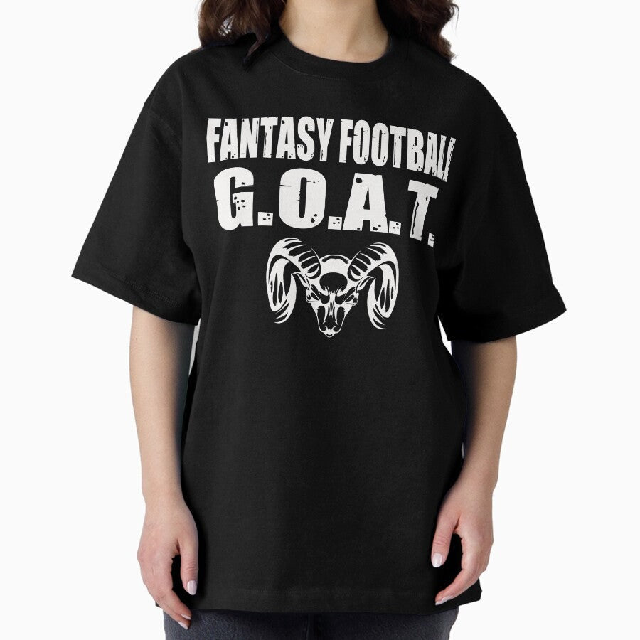 "FANTASY FOOTBALL COMMISSIONER" 2018 Cocky Oversized T-Shirt