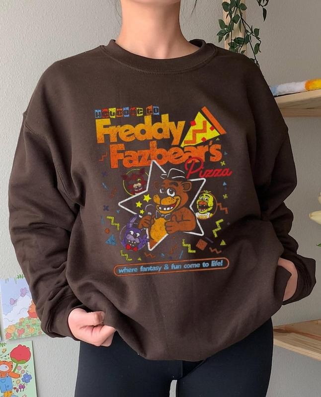 FNAF Freddy's Radical Retro Tee, Freddy's Pizza Aesthetic Inspired Tee, FNAF Shirt - Unisex T-Shirt, Hoodie, Sweatshirt for Men Women bow trend