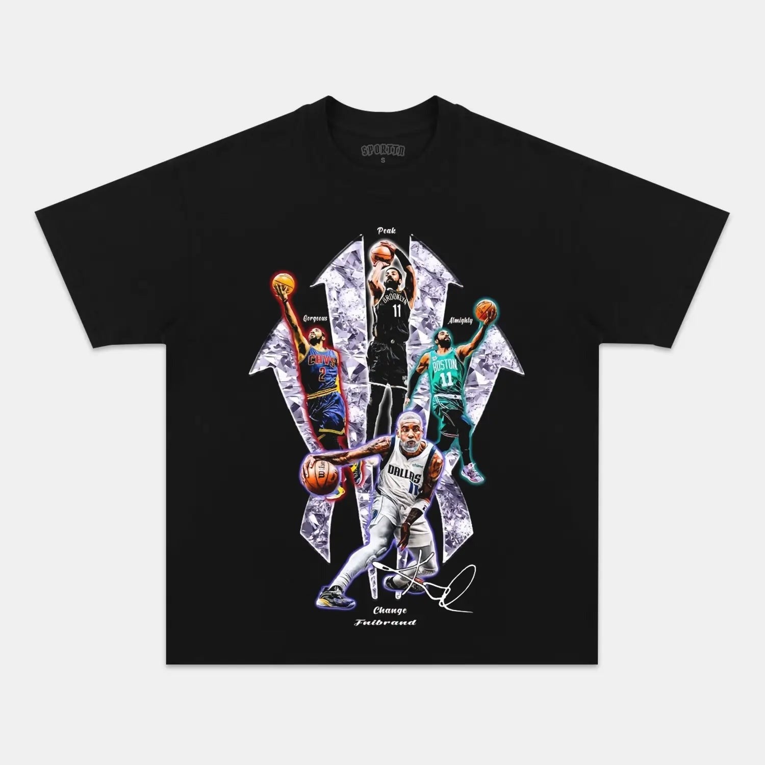 FOUR SHOOTING GUARDS VINTAGE TEE Style002