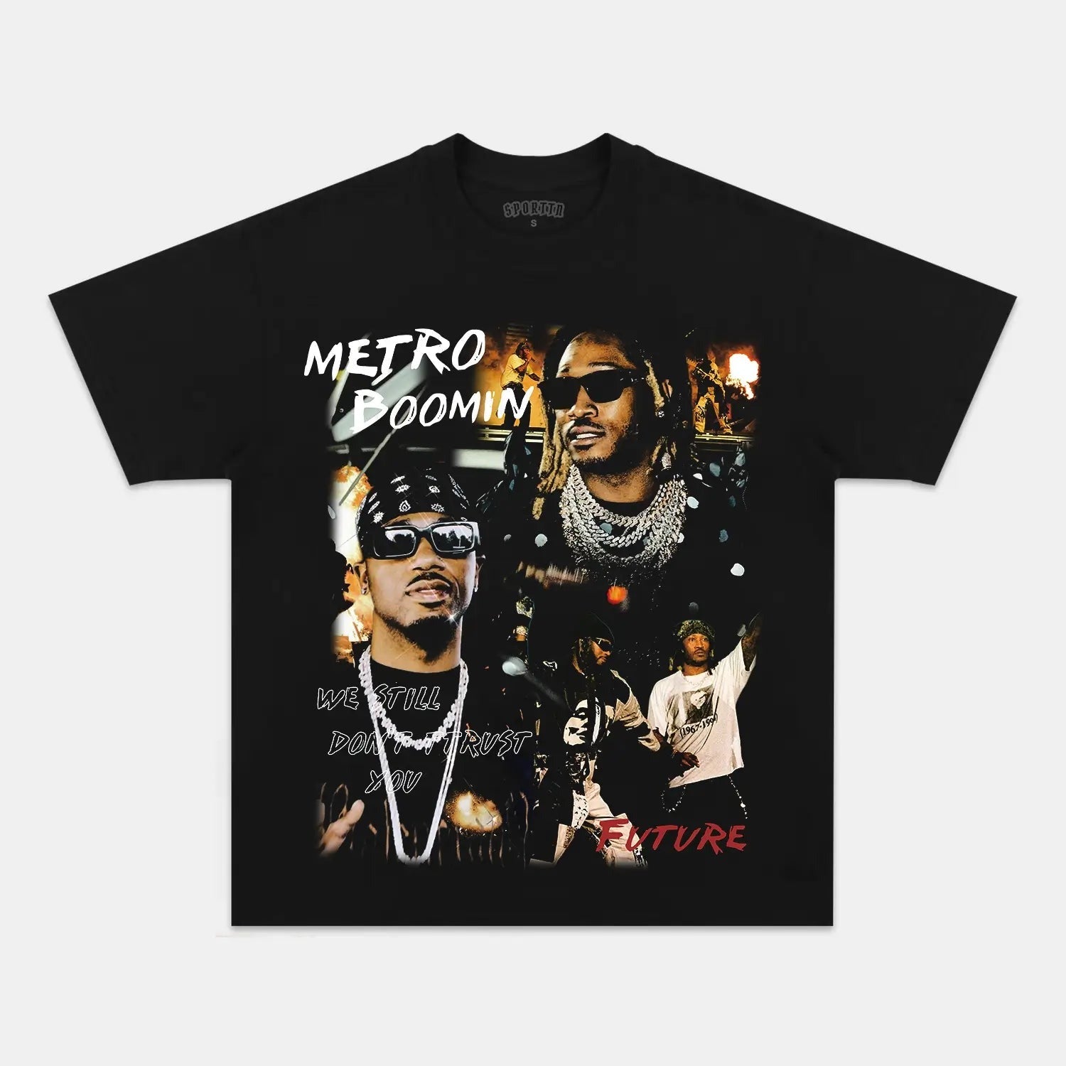 FUTURE & METRO BOOMIN VINTAGE TEE Style002