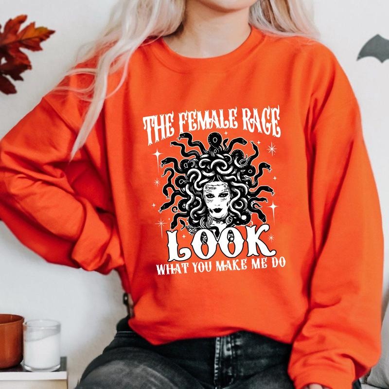 Female Rage Shirt, Look What You Make Me Do, Music Shirt, Trendy Tee, Comfort Colors Tee, Halloween Shirt, Music Halloween Shirt