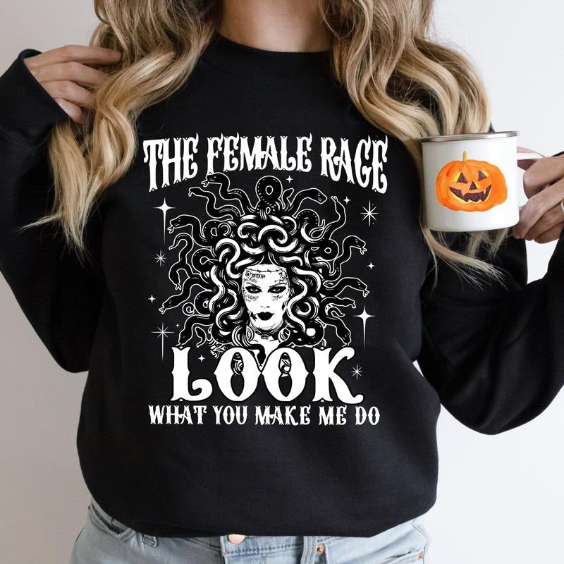 Female Rage Shirt, Look What You Make Me Do, Music Shirt, Trendy Tee, Comfort Colors Tee, Halloween Shirt, Music Halloween Shirt