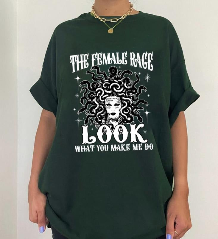 Female Rage Shirt, Look What You Make Me Do, Music Shirt, Trendy Tee, Comfort Colors Tee, Halloween Shirt, Music Halloween Shirt