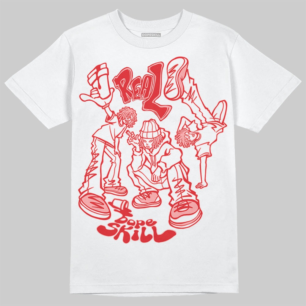 Fire Red 3s DopeSkill T-Shirt Real Y2K Players Graphic