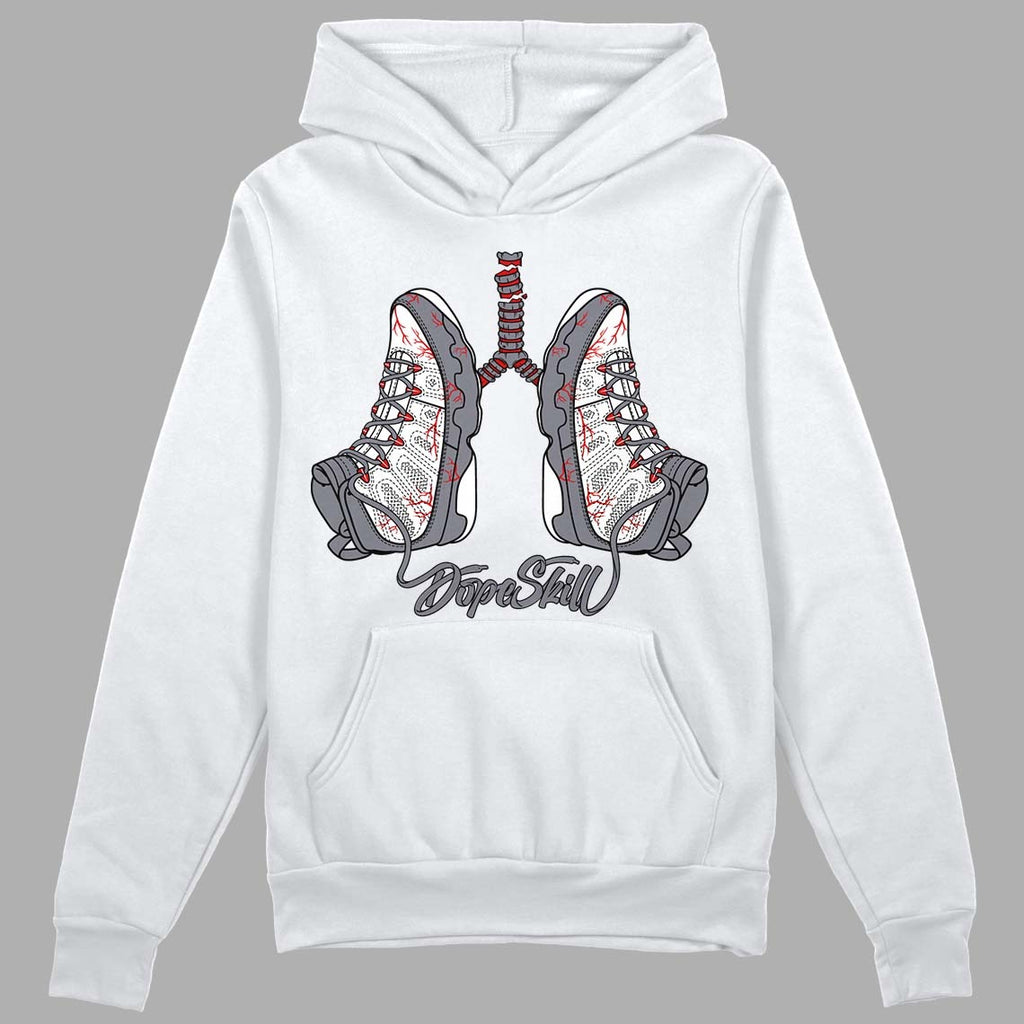 Fire Red 9s DopeSkill Hoodie Sweatshirt Breathe Graphic