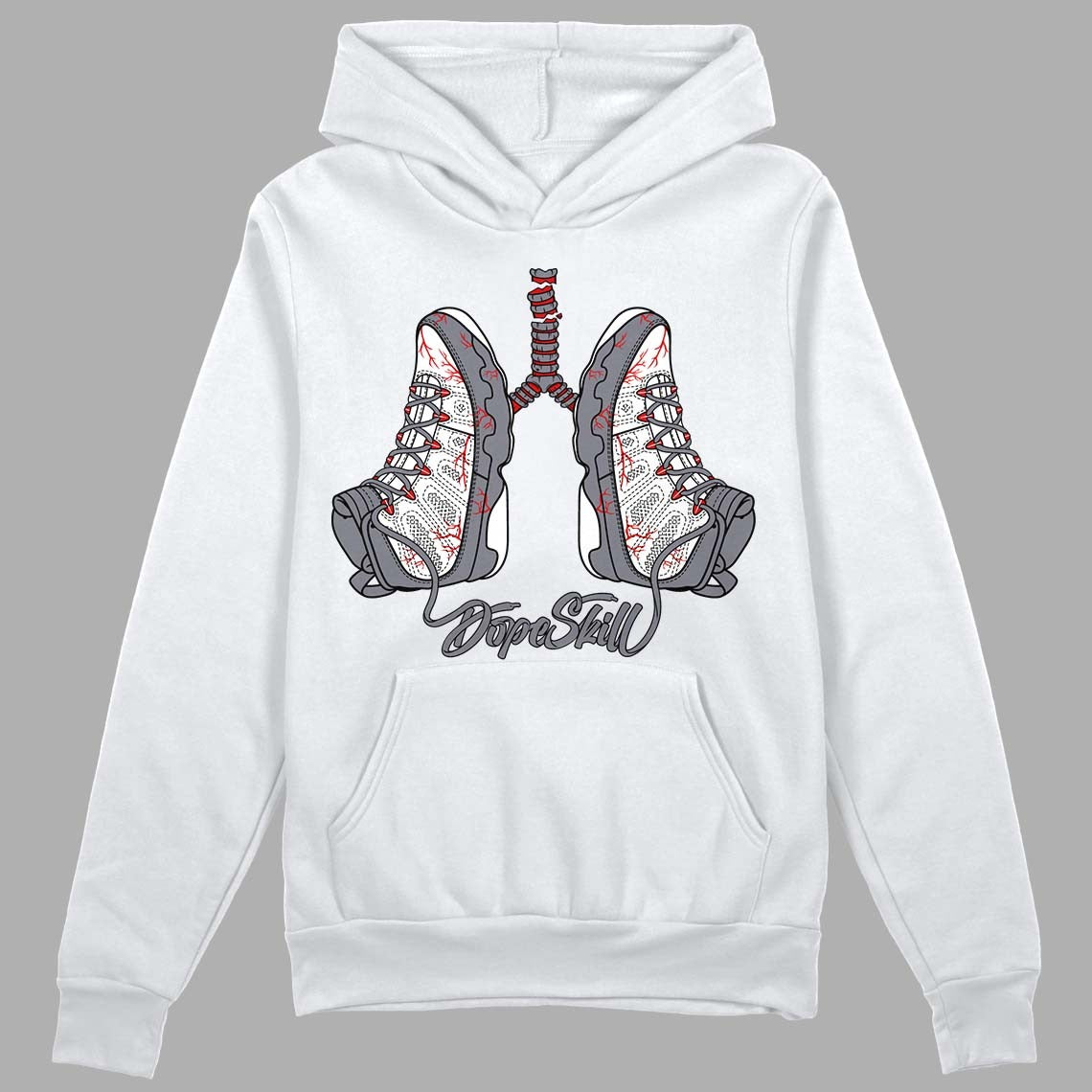 Fire Red 9s DopeSkill Hoodie Sweatshirt Breathe Graphic