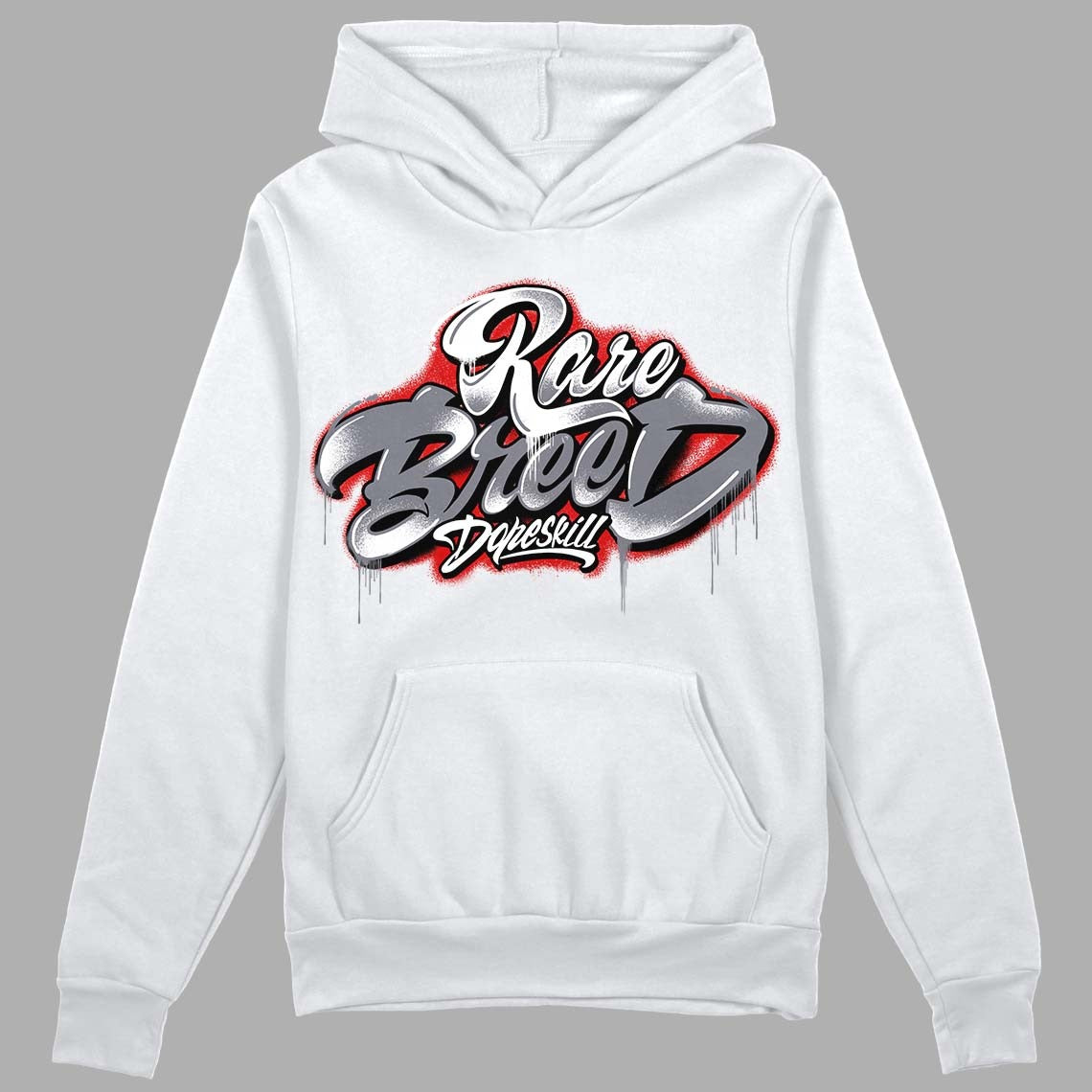 Fire Red 9s DopeSkill Hoodie Sweatshirt Rare Breed Type Graphic