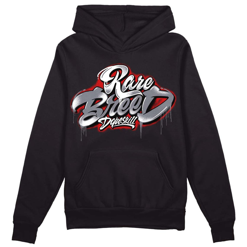 Fire Red 9s DopeSkill Hoodie Sweatshirt Rare Breed Type Graphic