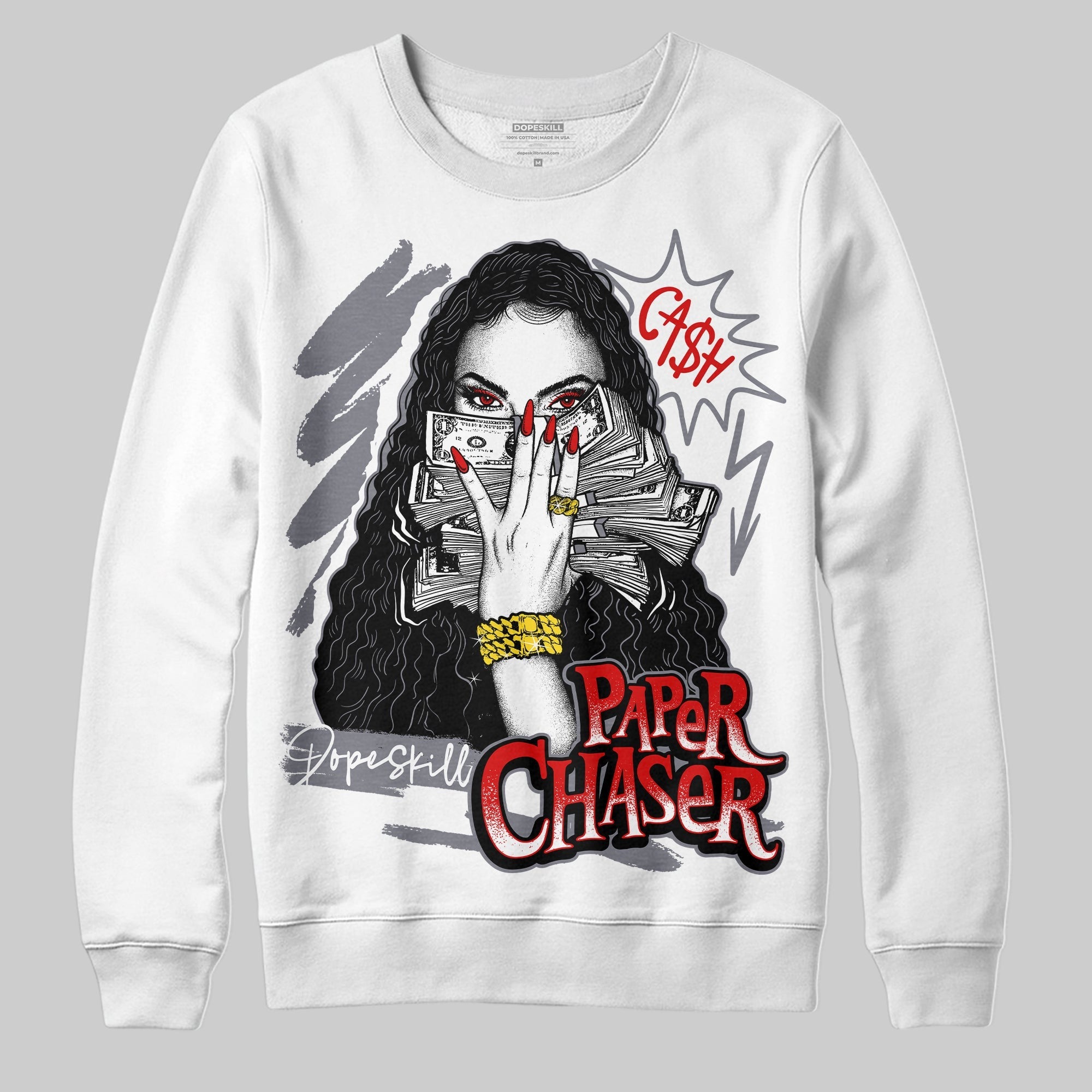 Fire Red 9s DopeSkill Sweatshirt NPC Graphic