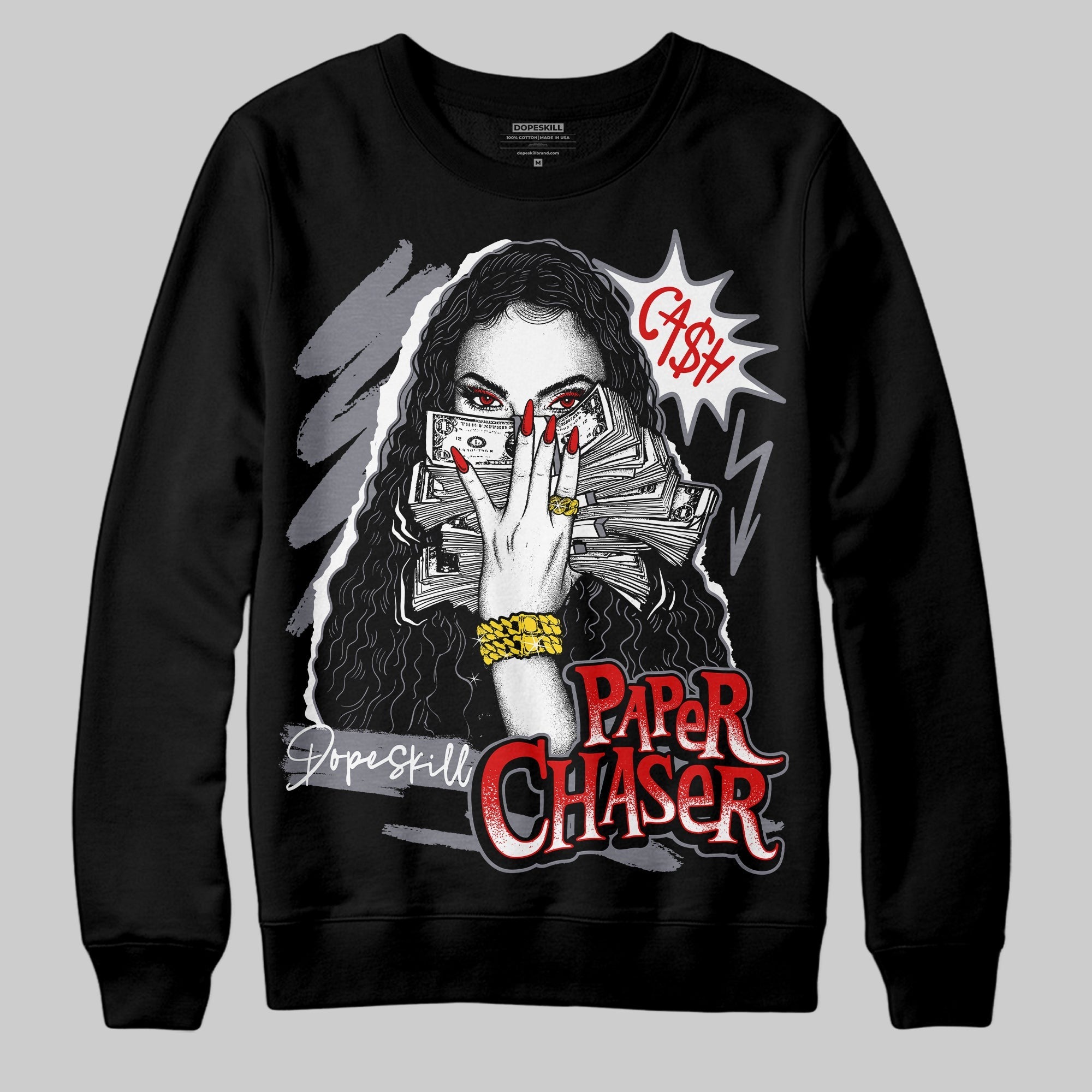 Fire Red 9s DopeSkill Sweatshirt NPC Graphic