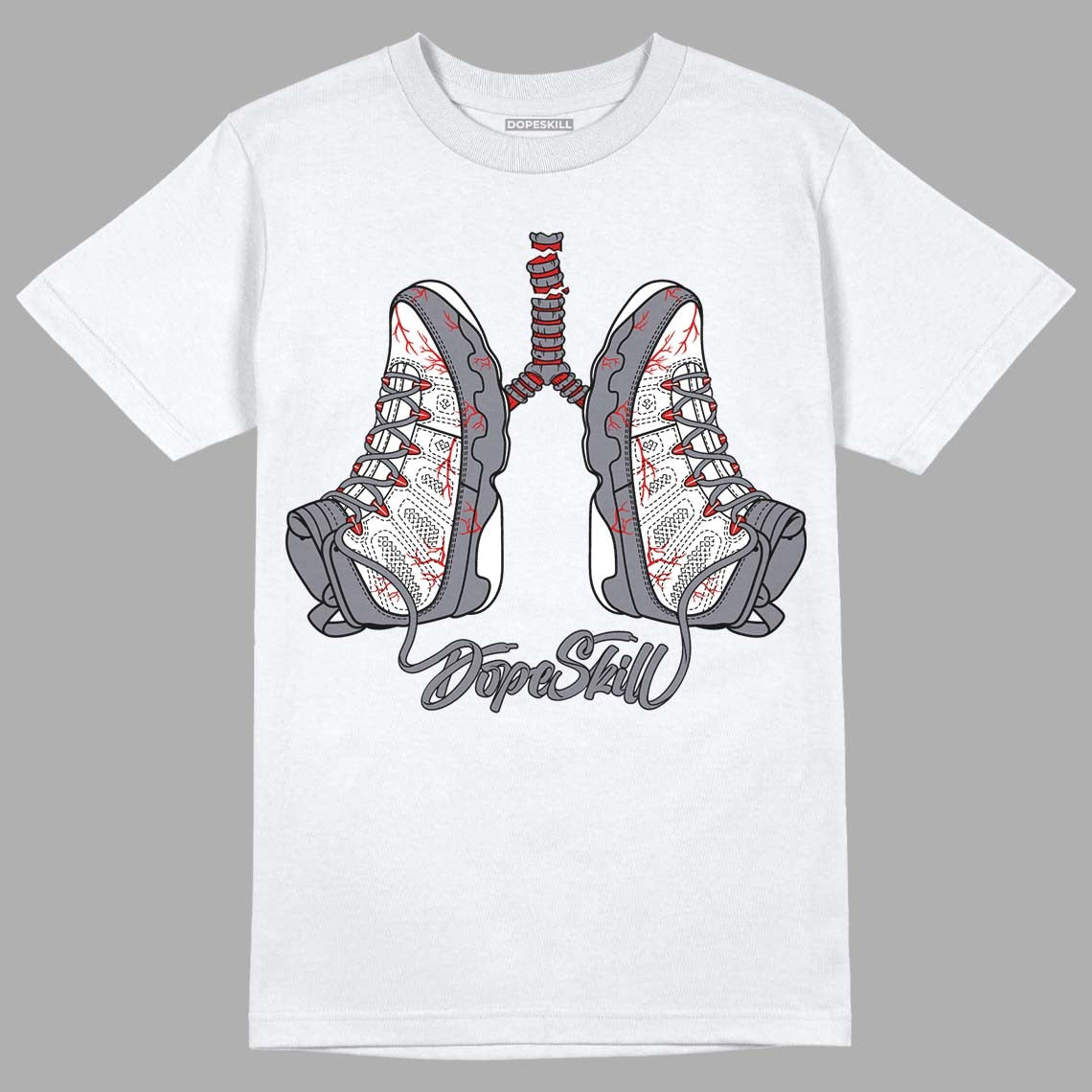 Fire Red 9s DopeSkill T-Shirt Breathe Graphic