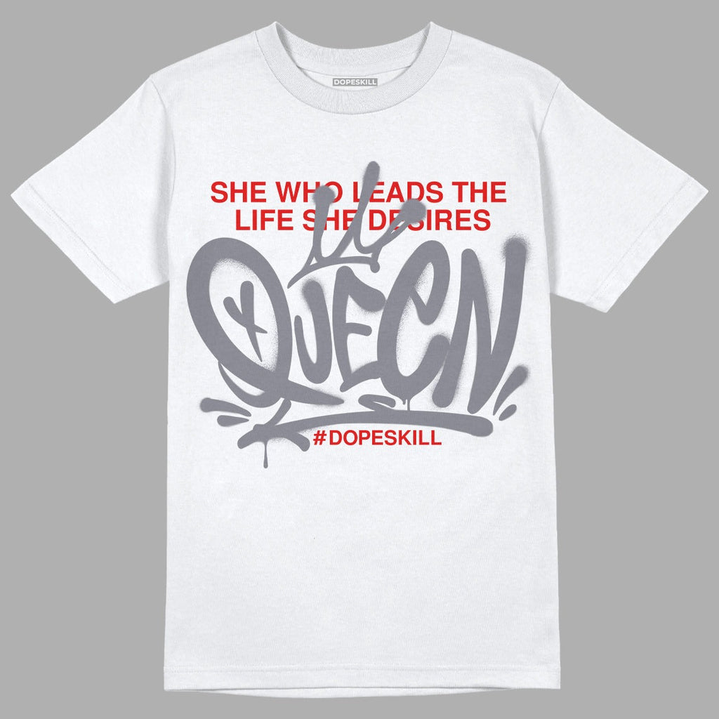 Fire Red 9s DopeSkill T-Shirt Queen Graphic