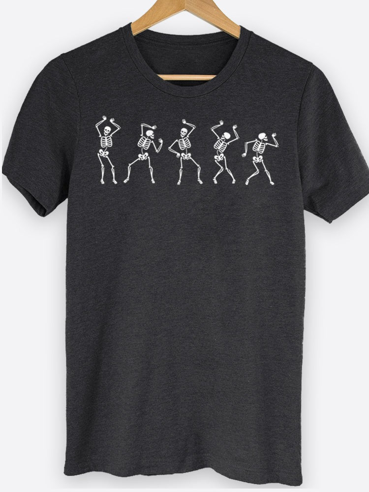 Five Dancing Skeletons Graphic Tee