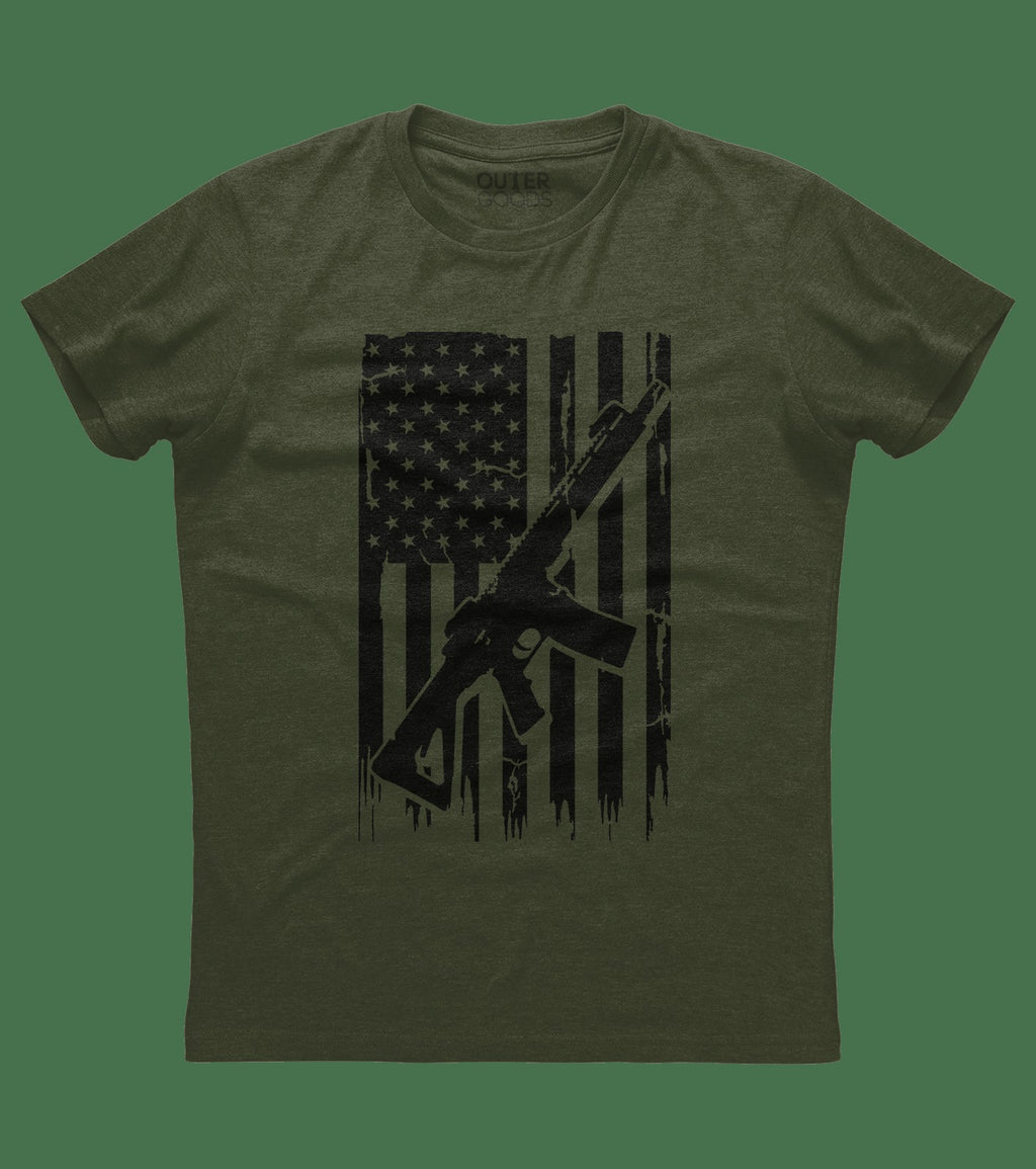 Flag AR15 Rifle Shirt (O)