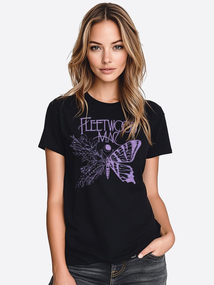 Fleetwood Mac Butterfly Graphic Tee Style001
