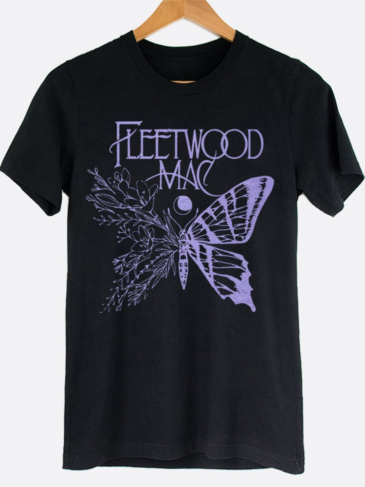 Fleetwood Mac Butterfly Graphic Tee Style001