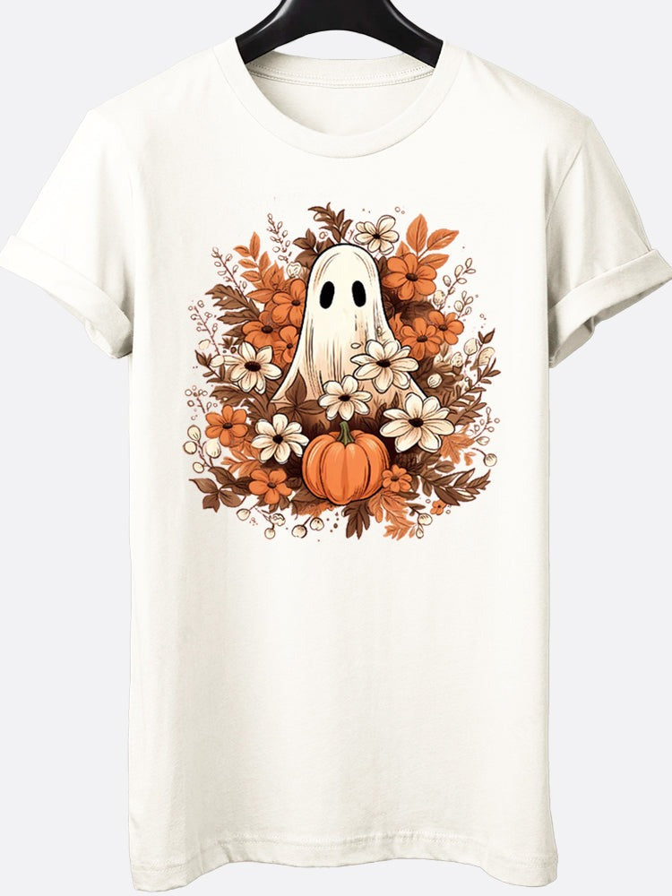 Floral Ghost Graphic Tee