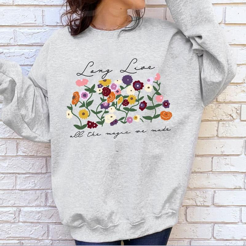 Floral Piano Sweater, Memorabilia Shirt, Concert Tee, Music Shirt, Long Live Magic Shirt, Gift For Fan