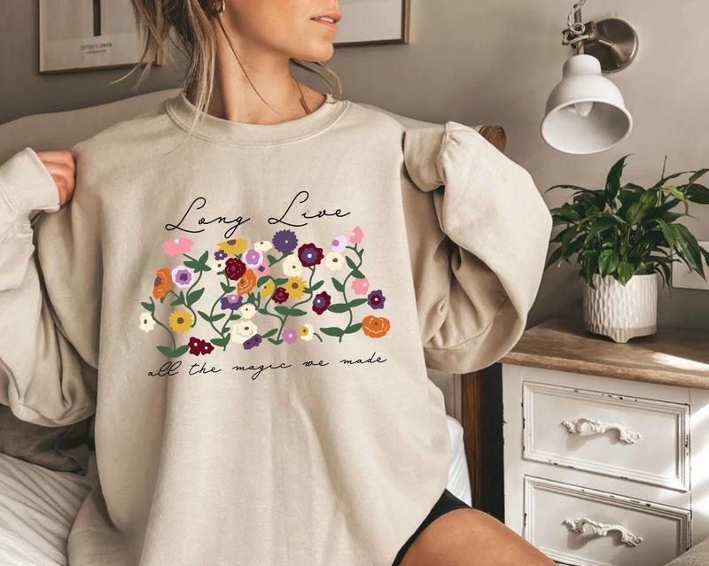 Floral Piano Sweater, Memorabilia Shirt, Concert Tee, Music Shirt, Long Live Magic Shirt, Gift For Fan