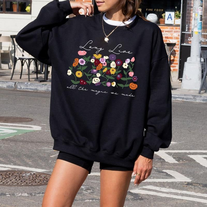 Floral Piano Sweater, Memorabilia Shirt, Concert Tee, Music Shirt, Long Live Magic Shirt, Gift For Fan