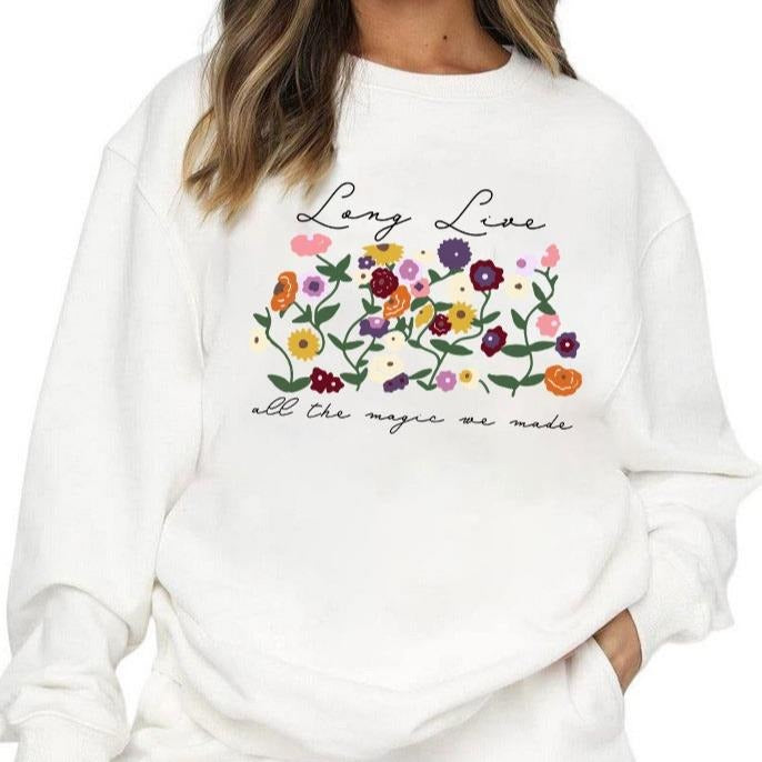 Floral Piano Sweater, Memorabilia Shirt, Concert Tee, Music Shirt, Long Live Magic Shirt, Gift For Fan