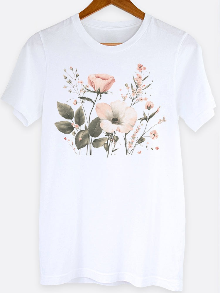 Floral Watercolor Graphic Tee