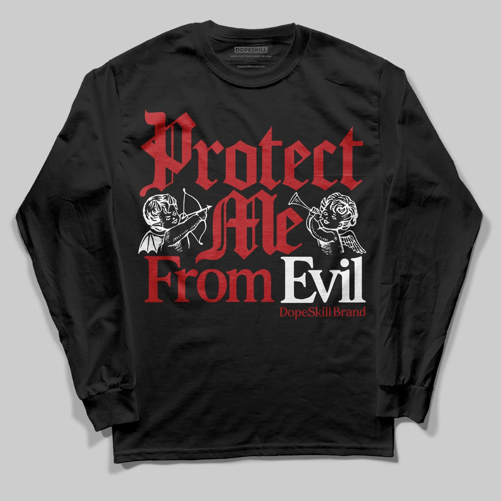 Flu Game 12s DopeSkill Long Sleeve T-Shirt Protect Me From Evil Graphic
