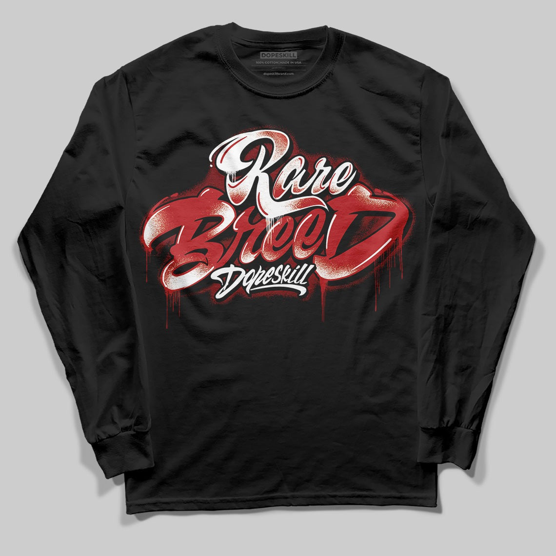 Flu Game 12s DopeSkill Long Sleeve T-Shirt Rare Breed Type Graphic