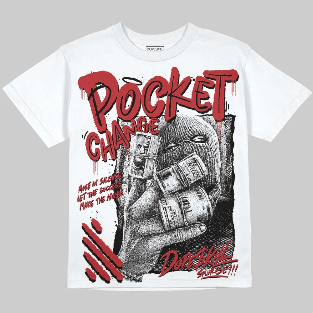 Flu Game 12s DopeSkill Oversize Print T-Shirt Pocket Change Graphic