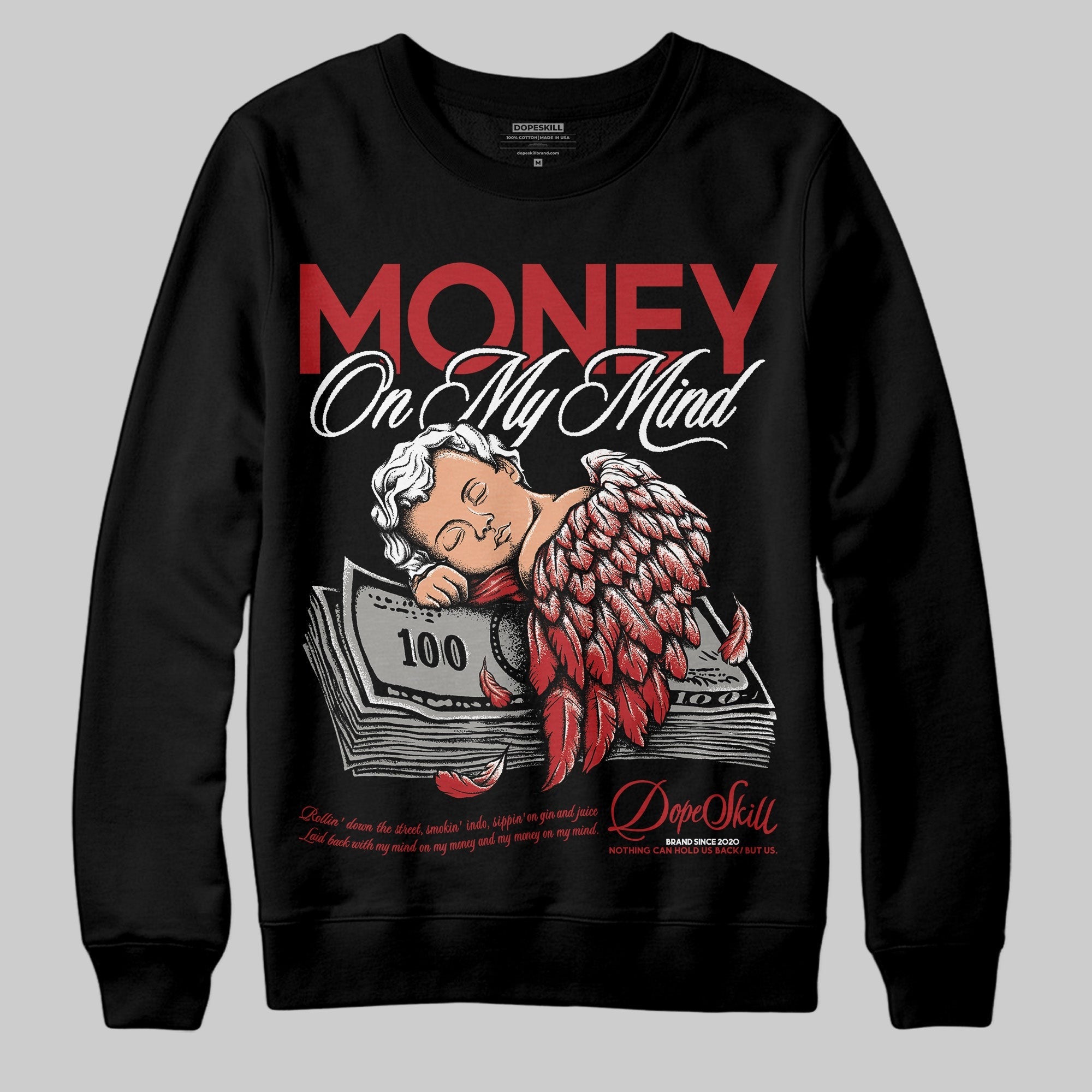 Flu Game 12s DopeSkill Sweatshirt MOMM Graphic