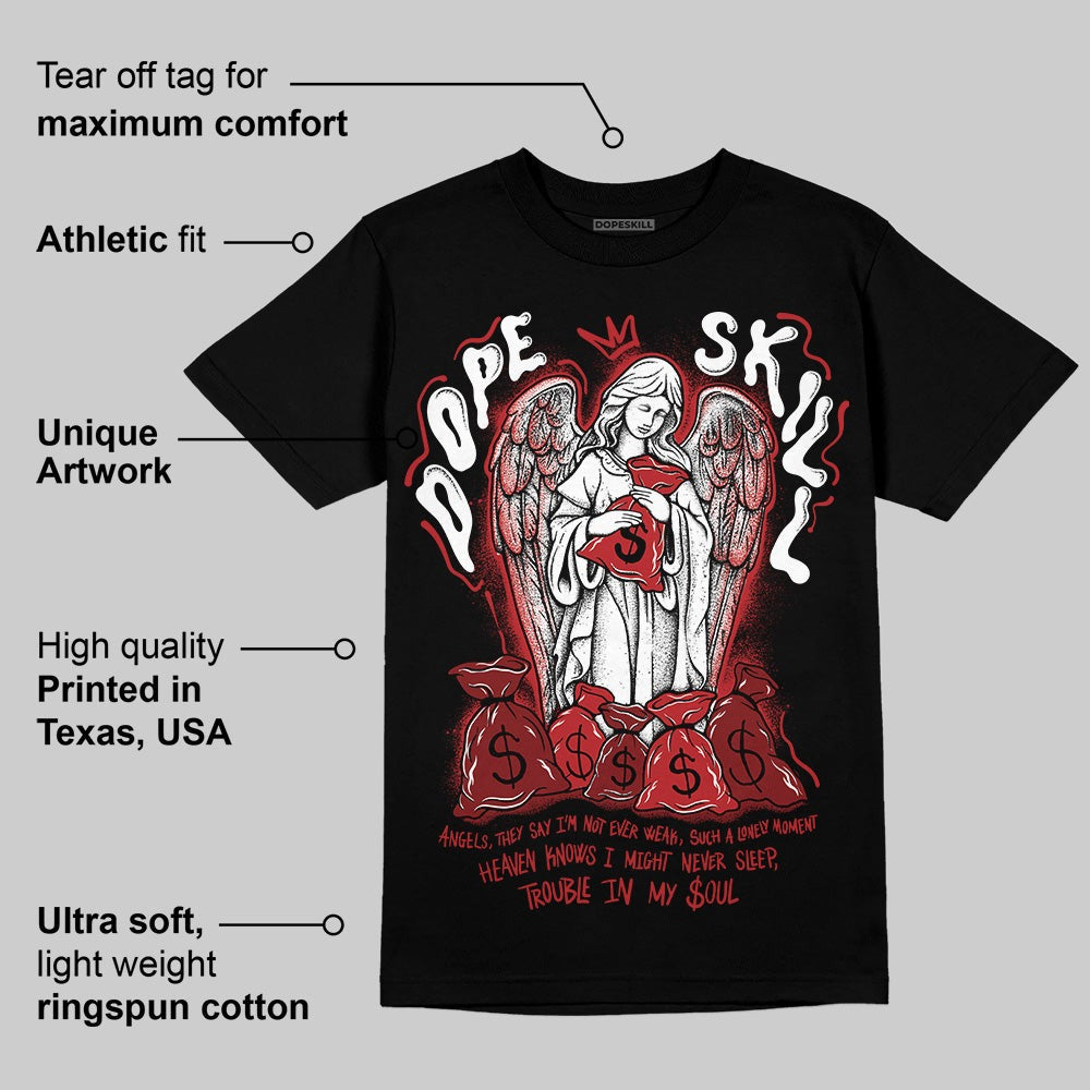 Flu Game 12s DopeSkill T-Shirt Angels Graphic