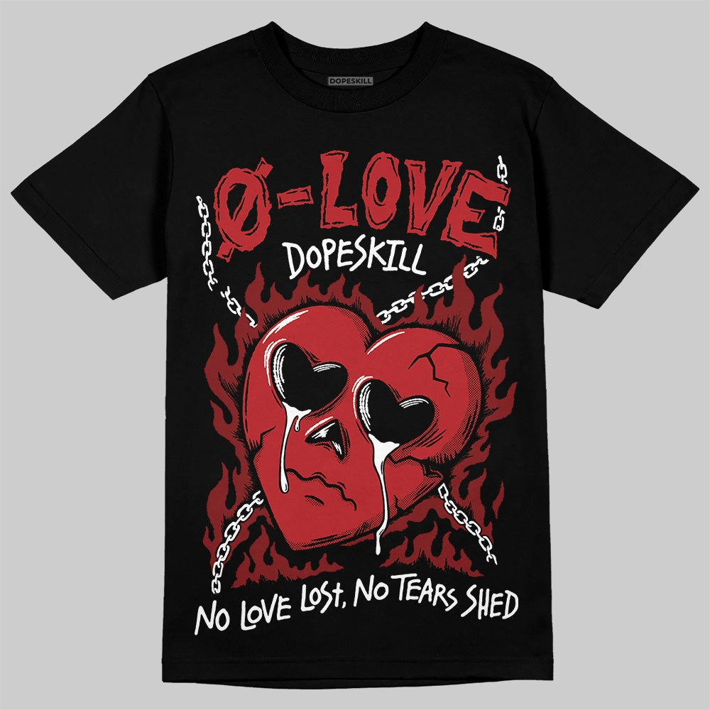 Flu Game 12s DopeSkill T-Shirt Crying Heart Graphic