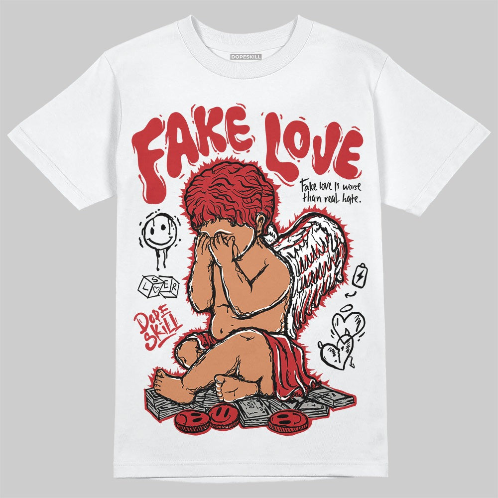 Flu Game 12s DopeSkill T-Shirt False Love Graphic
