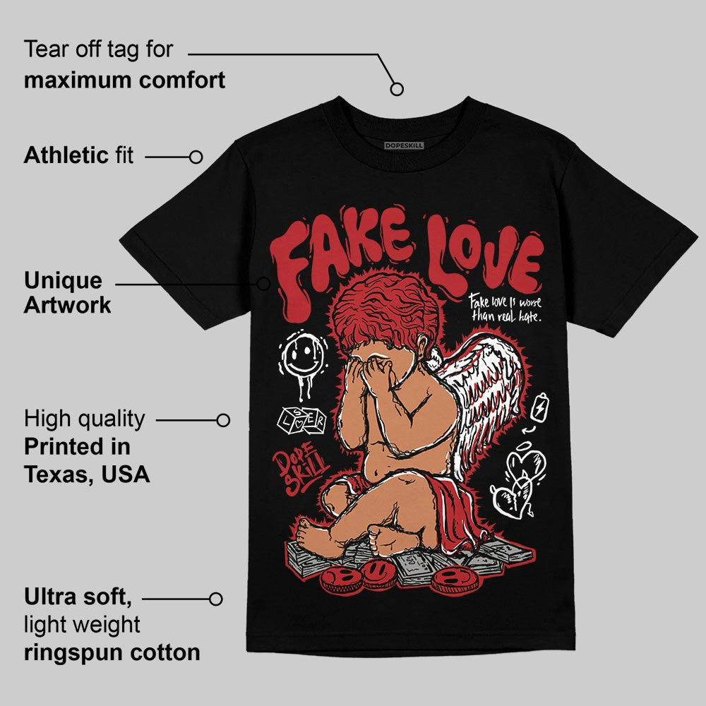 Flu Game 12s DopeSkill T-Shirt False Love Graphic