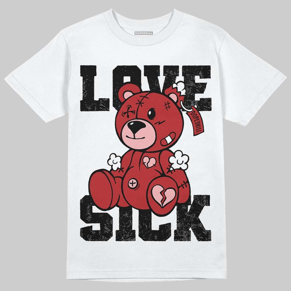 Flu Game 12s DopeSkill T-Shirt Love Sick Graphic