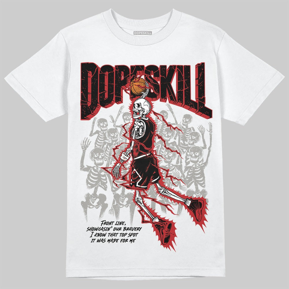Flu Game 12s DopeSkill T-Shirt Thunder Dunk Graphic