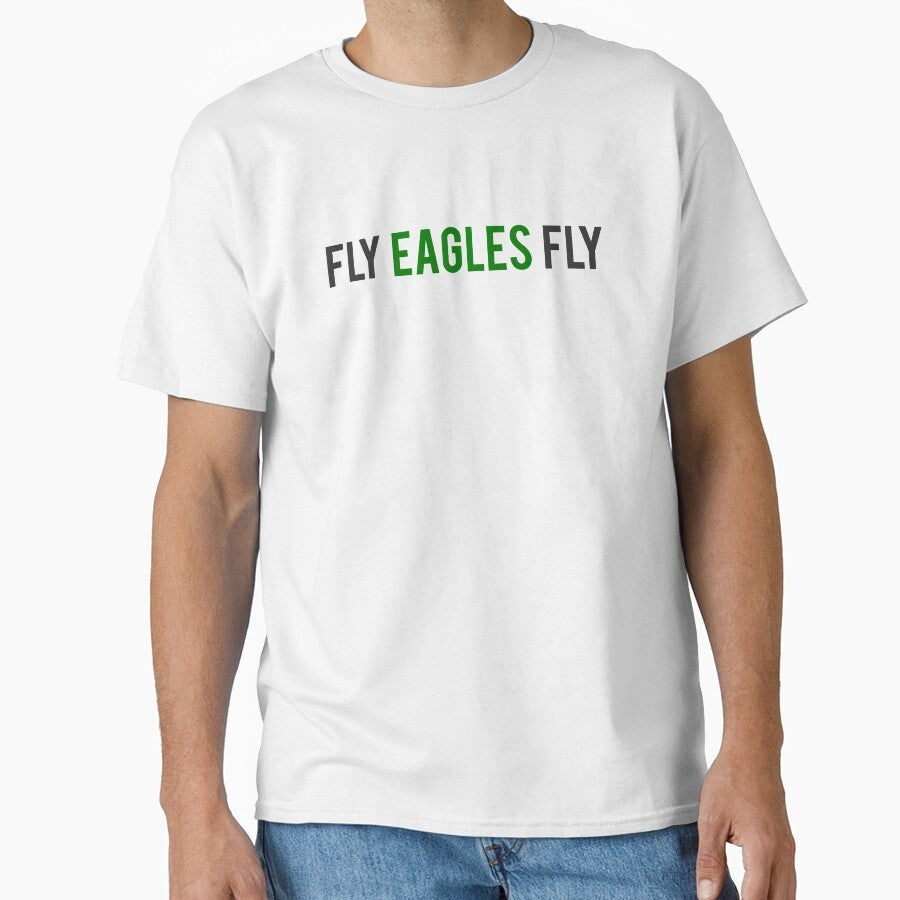 "Fly Eagles Fly" Font Classic T-Shirt