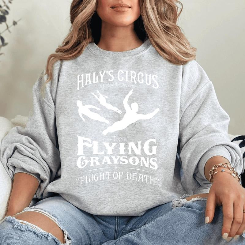 Flying Grayson Nightwing Tee, Unisex Cotton Graphic Shirt Sweatshirt, Hoodie, Comfort Colors