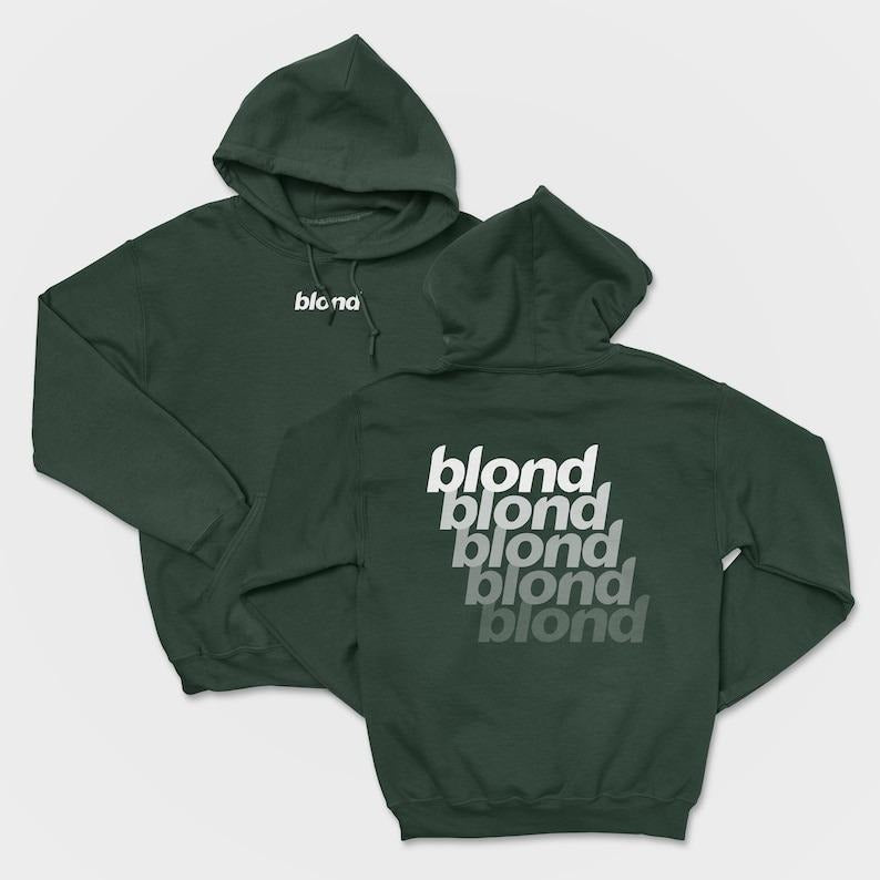 Frank Blonde Hoodie, Blonde Hoodie, Gift For Fans, Custom Back Aesthetic Unisex Hoodie