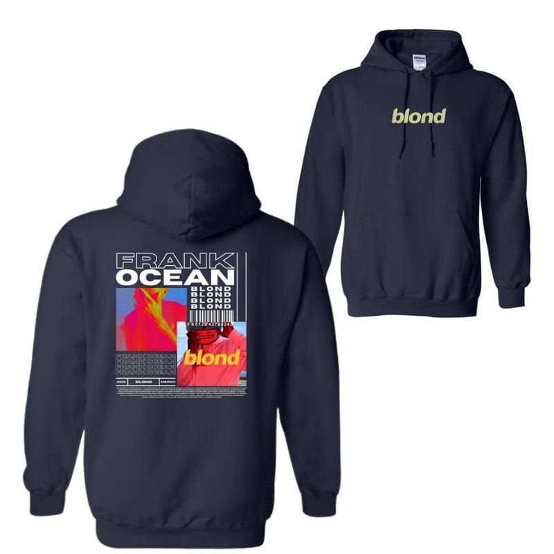 Frank Ocean BLOND Hoodie, Blond Album, Frank Ocean Blond Album Cover Hoodie, Vintage Style Hoodie, Blonded, gift for him her, Unisex Hoodie